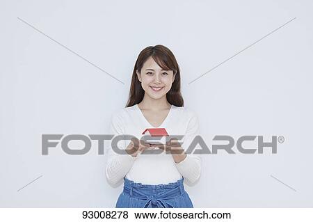 Stock Photo - Japanese woman portrait. Fotosearch