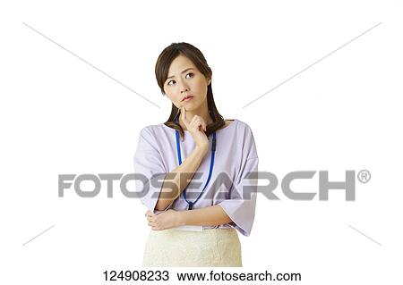 Japanese woman studio portrait View Large Photo Image Stock Image - Japanese woman studio portrait. Fotosearch