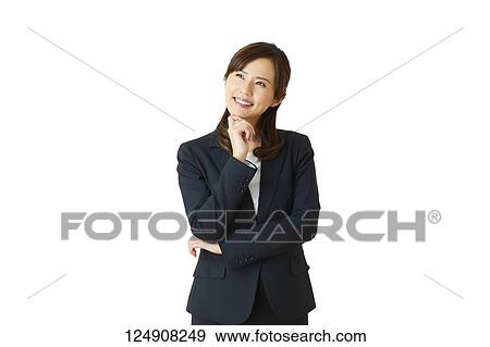 Japanese woman studio portrait View Large Photo Image Stock Photo - Japanese woman studio portrait. Fotosearch