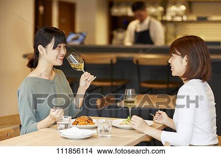 Japanese women at a restaurant View Large Photo Image Picture - Japanese women at a restaurant. Fotosearch