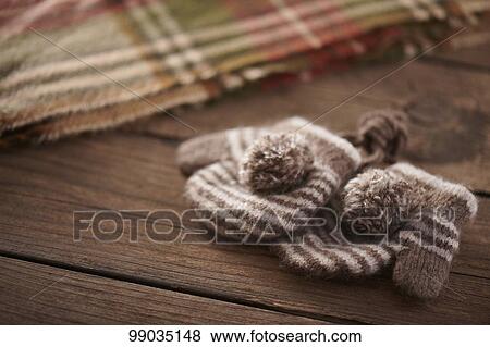 Knit gloves View Large Photo Image Stock Photo - Knit gloves. Fotosearch