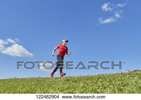 Mature Japanese man training downtown View Large Photo Image Picture - Mature Japanese man training downtown. Fotosearch