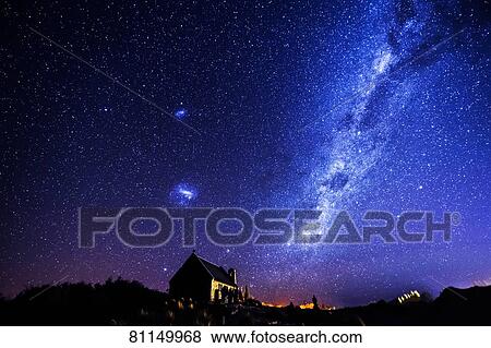 Milky way, New Zealand View Large Photo Image Stock Photo - Milky way, New Zealand. Fotosearch