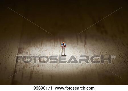 Stock Image - Miniature figure. Fotosearch