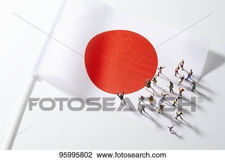 Miniature figures cheering View Large Photo Image Stock Image - Miniature figures cheering. Fotosearch