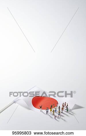 Miniature figures cheering View Large Photo Image Stock Image - Miniature figures cheering. Fotosearch