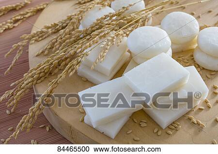 Mochi rice cakes View Large Photo Image Stock Image - Mochi rice cakes. Fotosearch