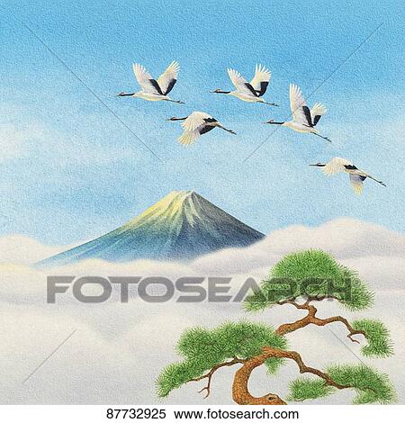 Stock Photography - Mount Fuji illustration. Fotosearch