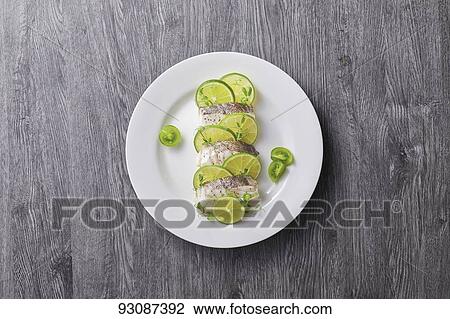 Stock Image - Pescatarian food. Fotosearch