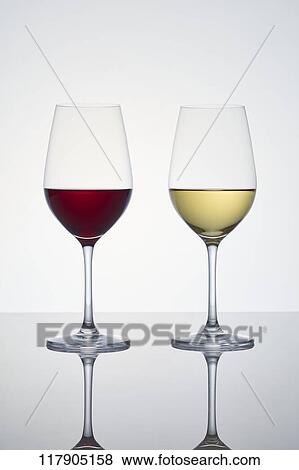 Red and white wine View Large Photo Image Stock Photo - Red and white wine. Fotosearch
