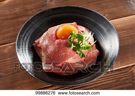 Roast beef rice bowl View Large Photo Image Stock Photograph - Roast beef rice bowl. Fotosearch