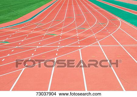 Running Track View Large Photo Image Picture - Running Track. Fotosearch
