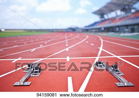 Running Track View Large Photo Image Stock Image - Running Track. Fotosearch