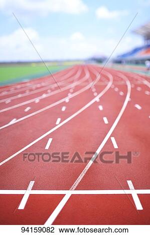Stock Image - Running Track. Fotosearch