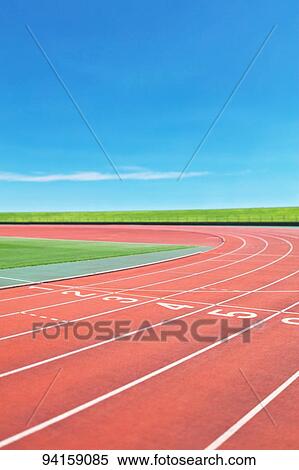 Running Track View Large Photo Image Stock Photography - Running Track. Fotosearch