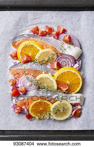 Salmon dish View Large Photo Image Picture - Salmon dish. Fotosearch