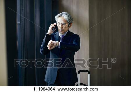 Senior Japanese businessman View Large Photo Image Picture - Senior Japanese businessman. Fotosearch
