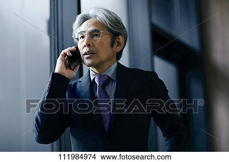 Senior Japanese businessman View Large Photo Image Picture - Senior Japanese businessman. Fotosearch