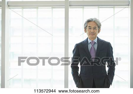Senior Japanese businessman View Large Photo Image Picture - Senior Japanese businessman. Fotosearch