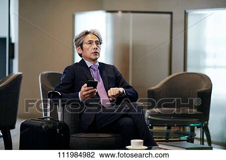 Senior Japanese businessman View Large Photo Image Stock Image - Senior Japanese businessman. Fotosearch
