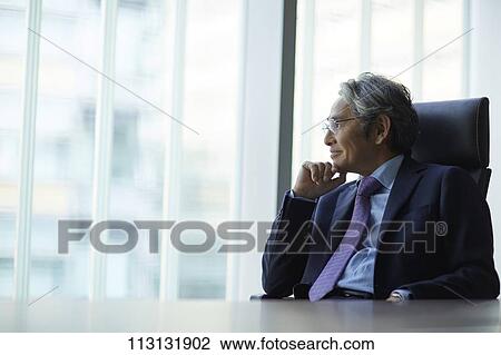 Senior Japanese businessman View Large Photo Image Stock Image - Senior Japanese businessman. Fotosearch
