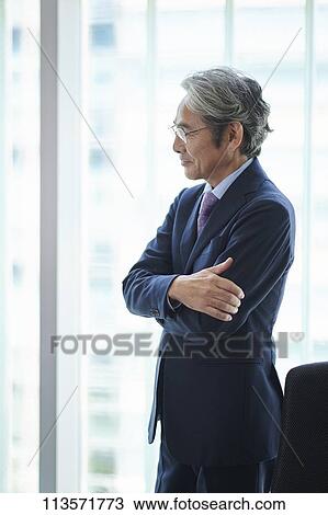 Senior Japanese businessman View Large Photo Image Stock Image - Senior Japanese businessman. Fotosearch