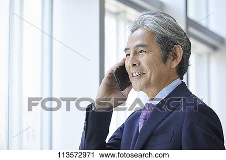 Senior Japanese businessman View Large Photo Image Stock Image - Senior Japanese businessman. Fotosearch