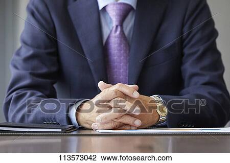 Stock Image - Senior Japanese businessman. Fotosearch