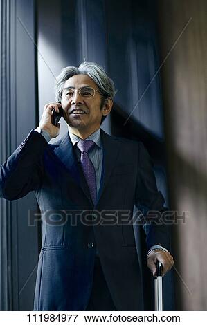 Senior Japanese businessman View Large Photo Image Stock Photo - Senior Japanese businessman. Fotosearch