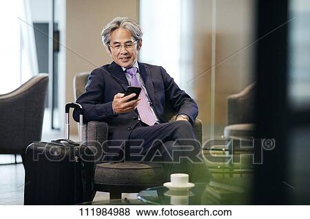 Senior Japanese businessman View Large Photo Image Stock Photo - Senior Japanese businessman. Fotosearch