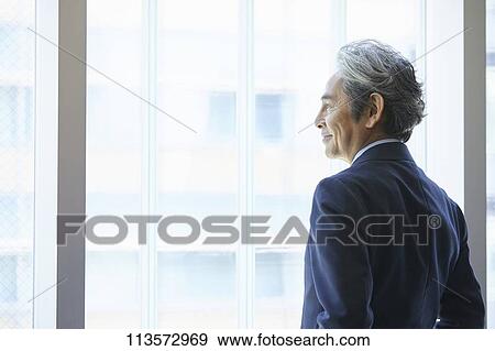 Senior Japanese businessman View Large Photo Image Stock Photo - Senior Japanese businessman. Fotosearch