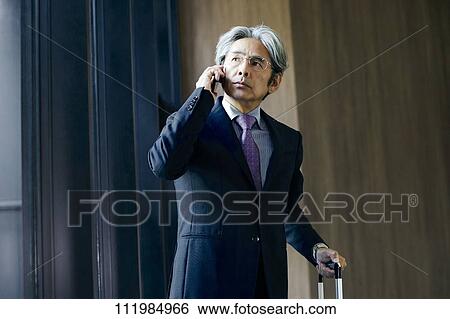 Senior Japanese businessman View Large Photo Image Stock Photograph - Senior Japanese businessman. Fotosearch