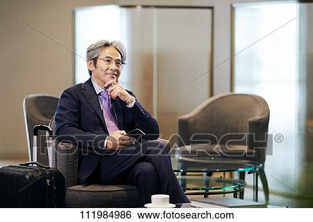 Senior Japanese businessman View Large Photo Image Stock Photograph - Senior Japanese businessman. Fotosearch