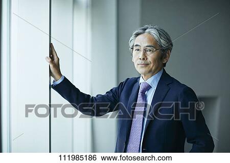 Senior Japanese businessman View Large Photo Image Stock Photograph - Senior Japanese businessman. Fotosearch