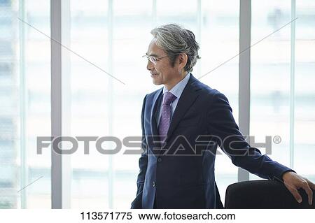 Stock Photography - Senior Japanese businessman. Fotosearch