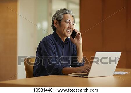 Senior Japanese man at home View Large Photo Image Stock Image - Senior Japanese man at home. Fotosearch