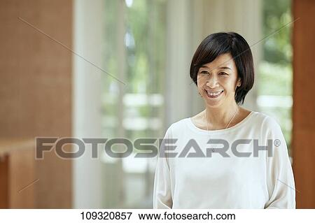 Senior Japanese woman at home View Large Photo Image Stock Photo - Senior Japanese woman at home. Fotosearch