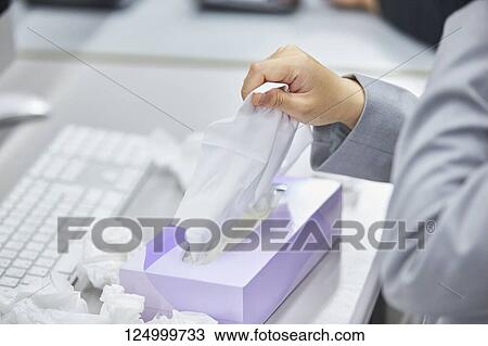Sick Japanese businesswoman in the office View Large Photo Image Stock Image - Sick Japanese businesswoman in the office. Fotosearch