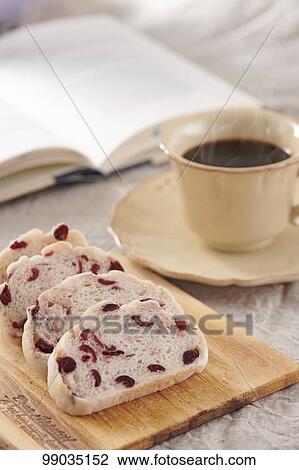 Sliced bread and coffee View Large Photo Image Stock Image - Sliced bread and coffee. Fotosearch