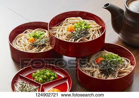 Soba noodles View Large Photo Image Stock Image - Soba noodles. Fotosearch