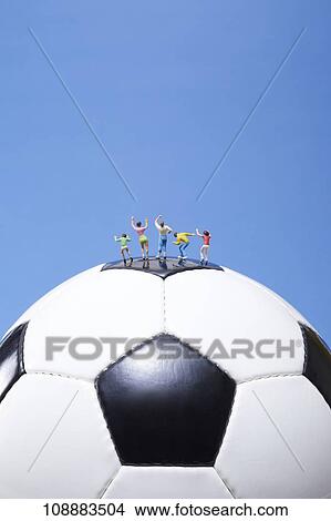 Picture - Sporting equipment and miniatures. Fotosearch
