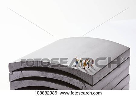Stock Photograph - Sporting equipment and miniatures. Fotosearch