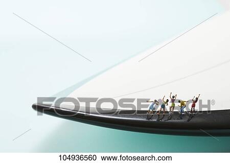 Stock Image - Surfing. Fotosearch