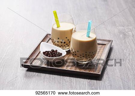 Stock Image - Tapioca Drink. Fotosearch