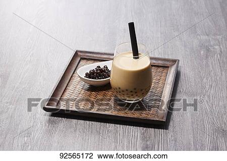 Stock Image - Tapioca Drink. Fotosearch