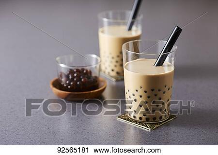 Stock Image - Tapioca Drink. Fotosearch