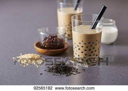 Stock Image - Tapioca Drink. Fotosearch