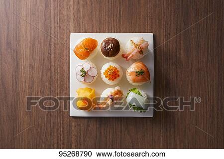 Stock Image - Temari Sushi. Fotosearch