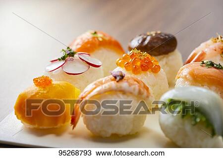 Stock Image - Temari Sushi. Fotosearch