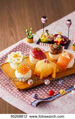 Temari Sushi View Large Photo Image Stock Image - Temari Sushi. Fotosearch